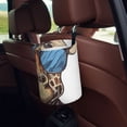thumbnail image 5 of Kdxio American Giraffe Style Car Trash Can Garbage Car Accessories Trash Can Car Waste Bin for for Driver and Passenger Any Vehicle, 5 of 7