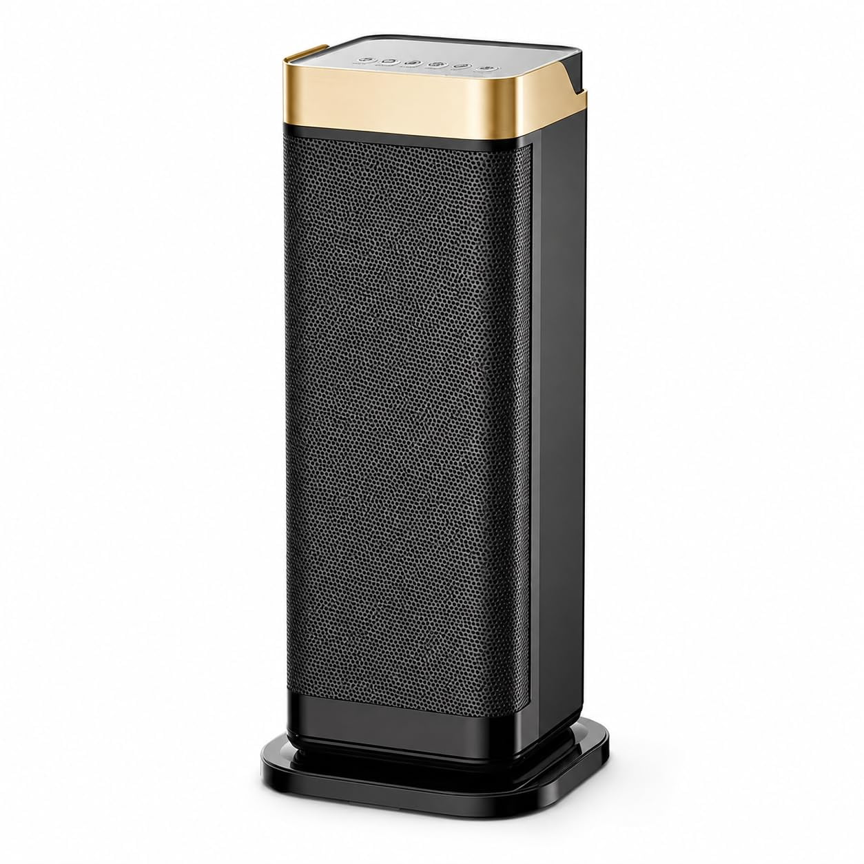 1500W PTC Ceramic Tower Space Heater for Indoor Use – Compact & Portable with Safety Features – Golden