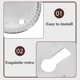thumbnail image 3 of BESTYASH 25Ud Oval De Metal Plata Para Cerradura Con Vintage, 3 of 6