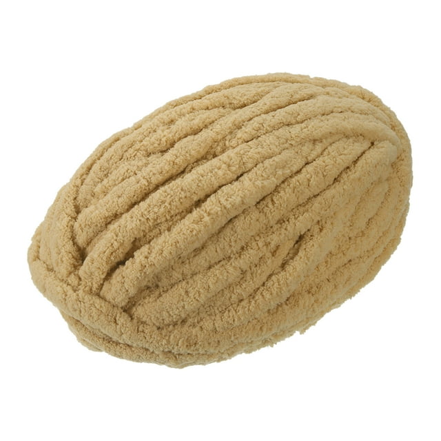 Unique Bargains Fil Chenille en Polyester Épais, Kaki, 1 Pce