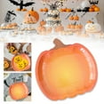 thumbnail image 4 of 25 Count Pumpkin Shaped Paper Plates 9 Inch Large Disposable Halloween Party Supplies Seasonal Dinner PlatesforMeals Snacks And Desserts Bulk Holiday Themed TablewareforFestive Gatherings, 4 of 8