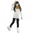 thumbnail image 5 of Girls Fleece Lined Leggings Winter Tight Pants, 5 of 6