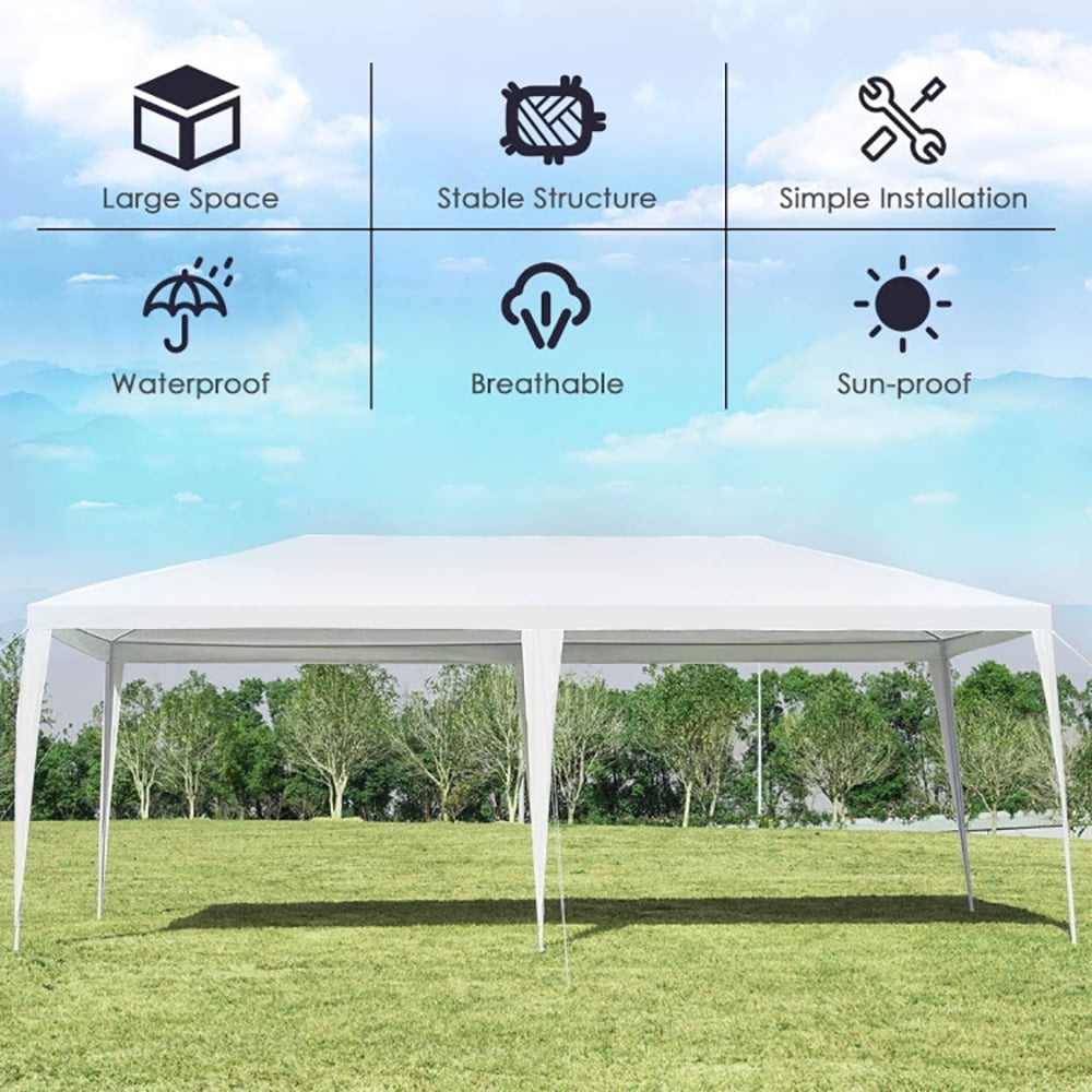 Aimee Lii 10 x 20 Feet Waterproof Canopy Tent with Tent Peg and Wind Rope for Party Wedding BBQ Events Aimee Lii 10 x 20 Feet Waterproof Canopy Tent with Tent Peg and Wind Rope for Party Wedding BBQ Events