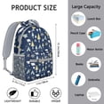 thumbnail image 6 of Artistic Brown Bear Pattern Backpack – Cute Polar Bear Cartoon Print with Wild Forest and Winter Hunting Theme, 6 of 6