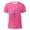 Pink, variant on NinXxx Men's Oversized City Print Crew Neck Loose Casual Sports Tee Pink XXXL