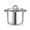 Gray Silione Hande, variant on Cook N Home Basics 8 Quart Stainless Steel Stock Pot with Lid, Cooking Pot for Pasta, Soup, Sturdy Handle, Stockpot with Even Heating, Oven & Dishwasher Safe, Cookware for Canning, Boiling