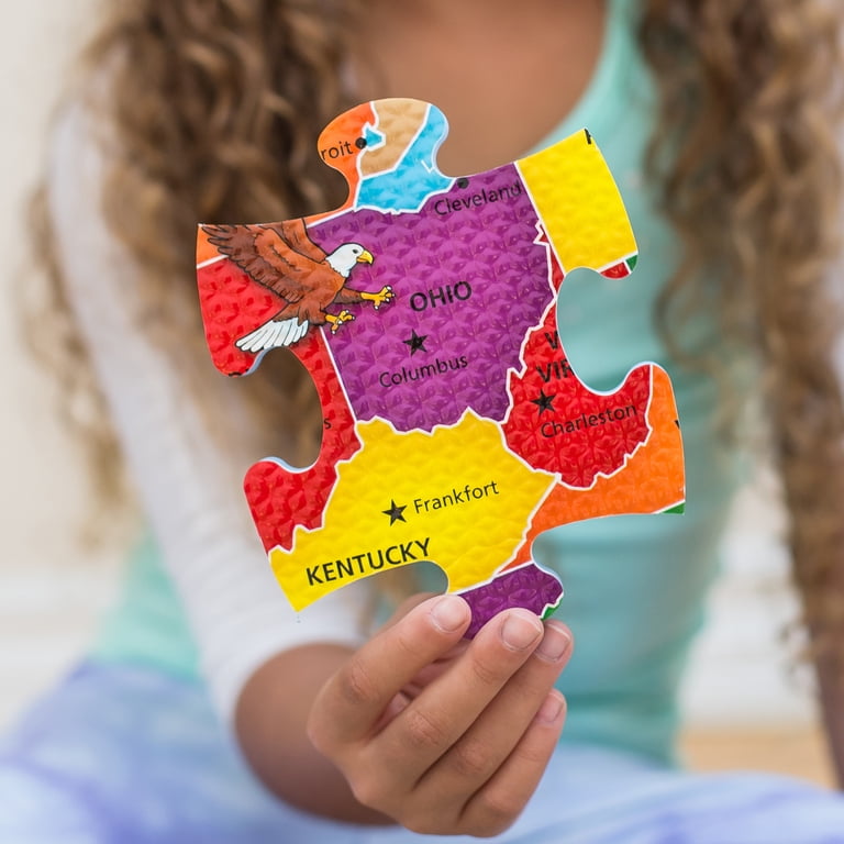 Educational Insights USA Foam Map Puzzle - Walmart.com