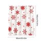 thumbnail image 3 of CaiYueKe Winter Shower Curtains for Bathroom Snowflake Shower Curtain Christmas Bathroom Decor Winter Holiday Washable Durable Fabric Bathroom Curtains 71x35.4 Inch, 3 of 7