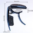 thumbnail image 3 of Metal Ukulele Capo Single Handed Operations Professional Capo Alloy Texture Suitable for All Guitar Enthusiasts Present, 3 of 8