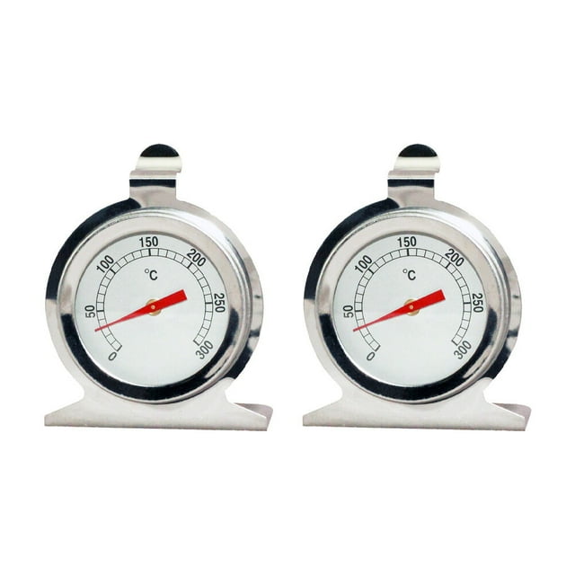 2pcs Stainless Steel Oven Thermometer Baking Oven Cooking Thermometer for Home