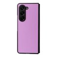thumbnail image 2 of Case for Samsung Galaxy Z Fold 6, PU Vegan Leather Back & Hard PC Bumper Wireless Charging Shockpoof Protective Slim Anti-Scratch Phone Case for Samsung Galaxy Z Fold 6 - Purple, 2 of 8
