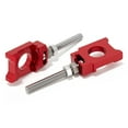 thumbnail image 5 of Red Chain Adjuster Axle Blocks for Sur-ron Ultra Bee UB Electric Dirt Bike, 5 of 5