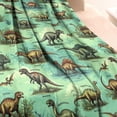 thumbnail image 3 of Colorful Dinosaurs Scientific Name Pattern Blanket,Comfortable Soft Lamb Wool Throw Blanket,All Season,Warm Lightweight Blankets for Sofa Bed Couch Living Room Chair,60"x80", 3 of 4