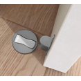 thumbnail image 2 of 1 pieza de tope de puerta invisible, anticolisión, tope de puerta de aleación de aluminio sin perforaciones detrás de la puerta del baño, 2 of 2