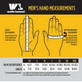 thumbnail image 7 of Wells Lamont Men's Hydrahyde Black Leather Hybrid Work Gloves, 7 of 7