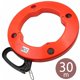thumbnail image 2 of Aguja tiracables de 30 m, aguja de electricista de acero, cinta de pescado para cable en estuche de plástico con cabezal guía flexible, 2 of 4