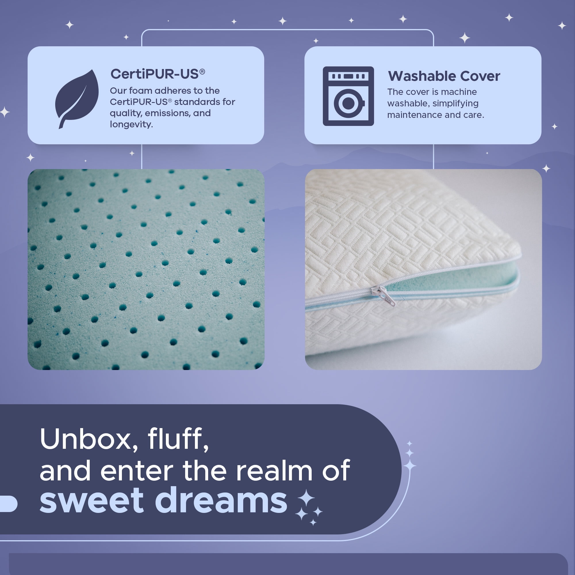 Celestial latex pillow sales