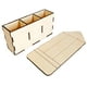 thumbnail image 2 of Porta Lápices MDF en Forma de Lápiz con Espacios para Utensilios de Oficina, 2 of 3