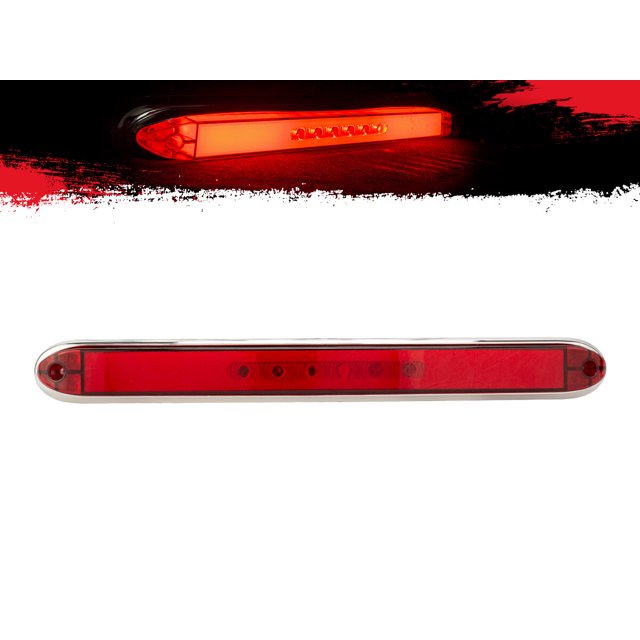 Plafón Lateral TUNELIGHT-RENOVATIO 6 Leds Con Aro Gel Estrobo Rojo