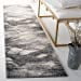 thumbnail image 3 of SAFAVIEH Retro Collection 2'3" x 19' Grey/Ivory RET2891 Modern Abstract Non-Shedding Living Room Bedroom Runner Rug, 3 of 5