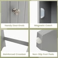 thumbnail image 4 of Topbuy Over The Toilet Storage Cabinet with Toilet Paper Holder Bathroom Space Saver Above Toilet with Adjustable Shelves Gray, 4 of 9