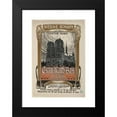 thumbnail image 2 of Anonymous 17x24 Black Modern Framed Museum Art Print Titled - Czech Bookstore Poster for the Translation of Notre-Dame De Paris. (1902), 2 of 5