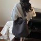 thumbnail image 5 of Bolso tote de nailon con cierre de cordón, bolso bandolera informal, bolso ligero para viajes y trabajo, bolso de mano de estilo japonés para uso diario., 5 of 6