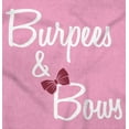 thumbnail image 2 of Burpees And Bows Little Workout Gym Youth T Shirt Tee Girls Infant Toddler Brisco Brands 12M, 2 of 5