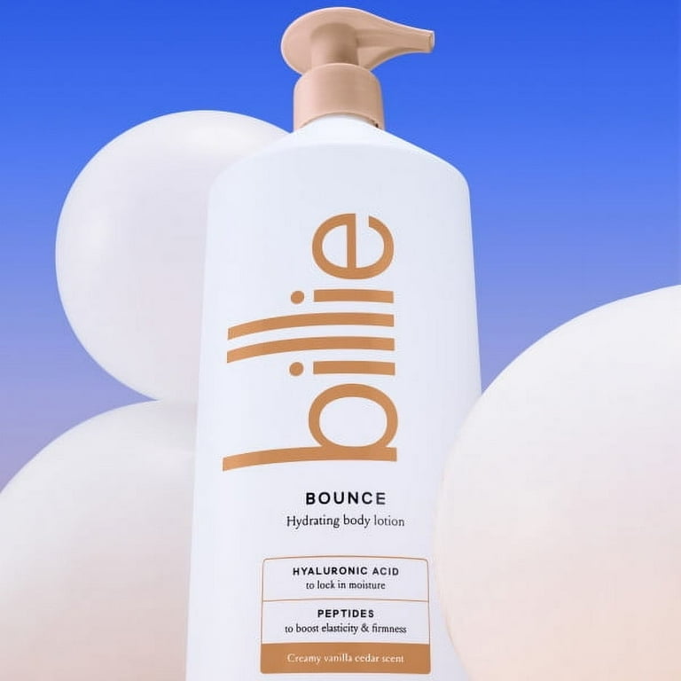 Billie Bounce Hydrating Women's Body Lotion, Vanilla Cedar Billie Bounce Hydrating Women's Body Lotion, Vanilla Cedar