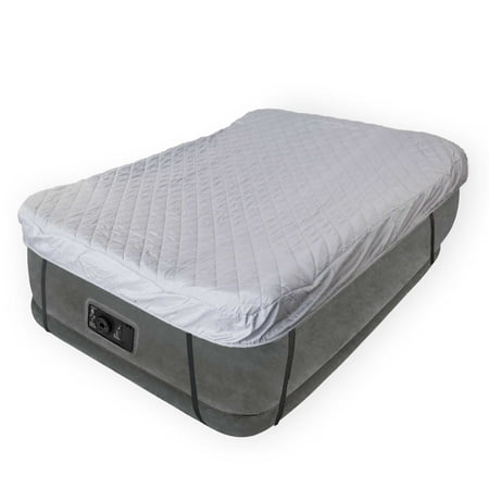 Intex Dura-Beam Elevated Comfort Twin Airbed with Built-In Pump + Airbed
