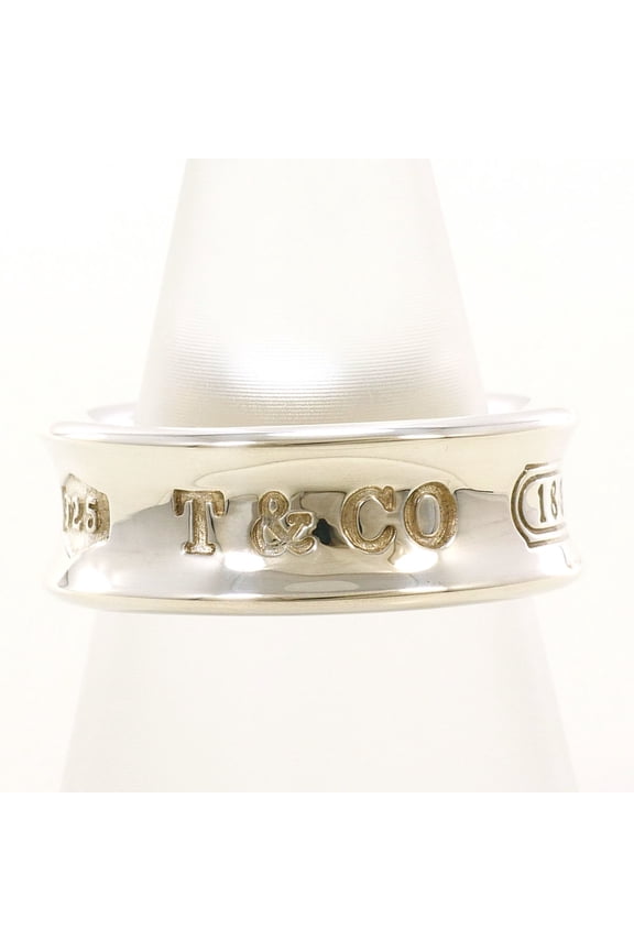 Pre-Owned Tiffany & Co. 1837 Silver Ring, Total Weight 6.9g , Gift Wrapping Available.