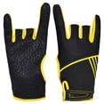 thumbnail image 2 of Bowling Gloves For Men & Women Non Wear & Absorbent Glove For Indoor Tenpin Bowling Gloves Sports Gloves Mittens Bowling Accessories Breathable Comfort Fit For Casual & Recreational Sports,(Yellow,L), 2 of 9