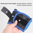thumbnail image 4 of Bozal para perros para evitar mordeduras, ladridos y mordeduras con lazo ajustable de malla transpirable de tela suave (azul), 4 of 6