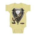 thumbnail image 1 of Toddlers Camo Tuxedo Bodysuit - Banana - 6 Months, 1 of 1