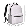 thumbnail image 2 of Rateoe Kawaii Cat Paw Pattern Casual Backpack for School, Work, Travel – Adjustable Straps, Multiple Compartments – Ergonomic Design, Fits Laptops and Tablets, 2 of 5