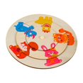 thumbnail image 3 of Rompecabezas de animales de madera Colores y formas Forma de animal Juego preescolar Educativo, 3 of 9