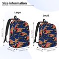 thumbnail image 3 of Yiaed Bowling Ball And Flame Print Backpack, Premium Laptop Backpack, Travel Backpack for Women, Lightweight Backpacks, Comfortable Back Pack-Small, 3 of 5