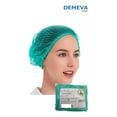 thumbnail image 1 of Gorro Plisado Desechable Cofia Demeva Con 100pzas, 1 of 6