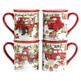 thumbnail image 4 of Certified International  Red Truck Snowman 16 pc Dinnerware Set, Service for 4, 4 of 5