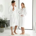 English Home 100 Turkish Cotton Terry Towelling Bathrobe, Absorbent