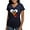 Navy, variant on CafePress - Family Thanksgiving Day Turkey Face - Women's V-Neck Dark T-Shirt