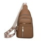 thumbnail image 2 of pstuiky Riñonera informal con cremallera para mujer, bandolera unisex, bolso cruzado de hombro y pecho con correa para guitarra, bolso tote, mochila, riñonera., 2 of 5