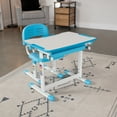 thumbnail image 4 of VIVO Blue Universal Height Adjustable Children's Desk Chair (Chair Only), 4 of 9