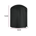 thumbnail image 1 of Funda para barbacoa, antipolvo, impermeable, resistente, para uso en exteriores, redonda, rectangular, protectora contra la lluvia, accesorios, 1 of 6