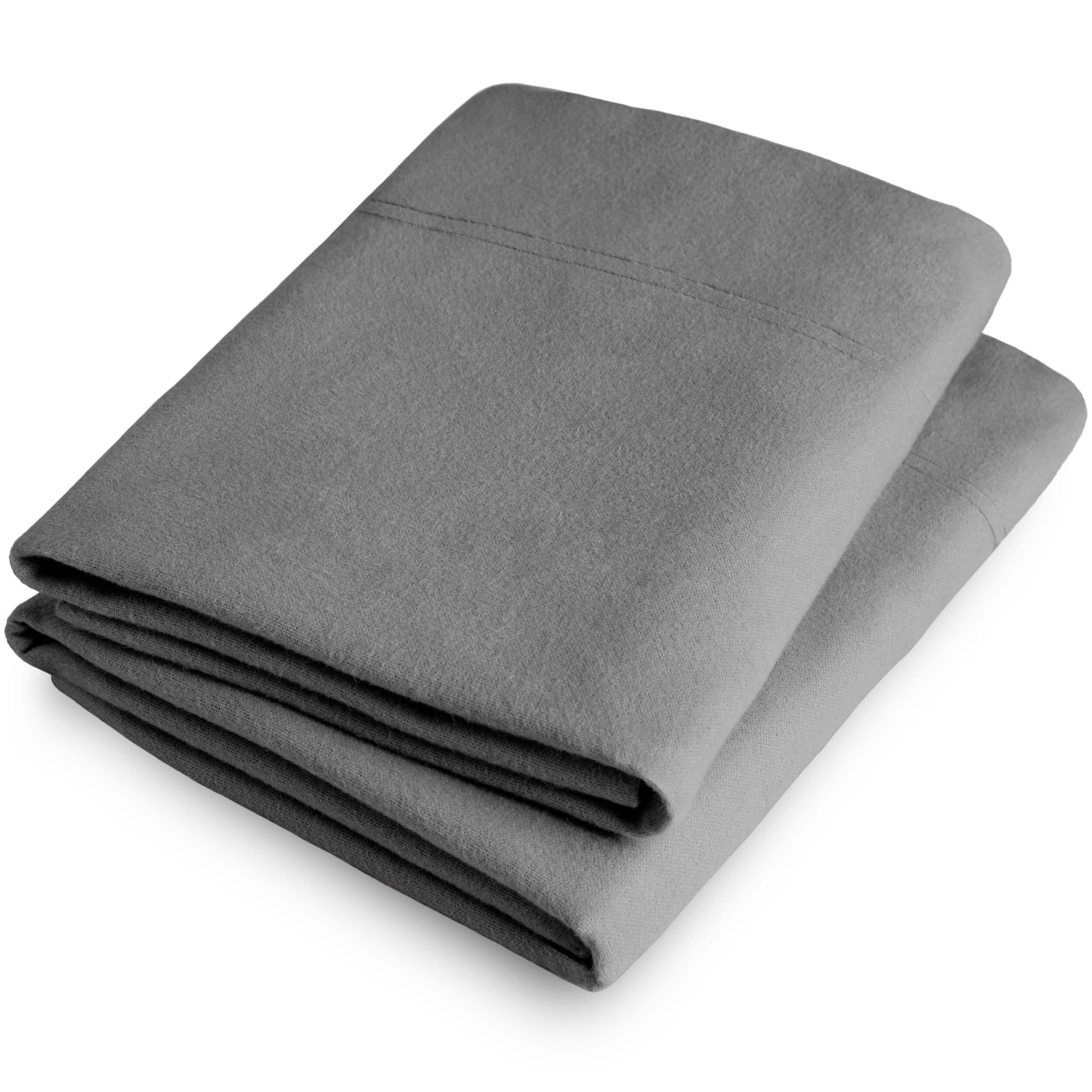 Bare Home King Flannel Pillowcase Set - 100% Cotton - Velvety Soft ...