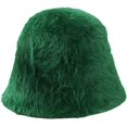 thumbnail image 1 of LinYooLi Winter Women Warm Soft Fisherman Cap Wool Solid Thick Bucket Hat, 1 of 5