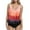 Red, variant on Busydd Swim Suits for Women 2025 Plus Size S-5XL Trendy Color Block Bathing Suit for Women Two Piece Tankini Swimsuits Round Neck Tank Tops with Boyshorts Swimming Suits