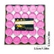 thumbnail image 3 of 50 Cajas de Velas de Aluminio Románticas para Cumpleaños, Velas Blancas Redondas para Mesa, Velas de Té para Hotel., 3 of 3