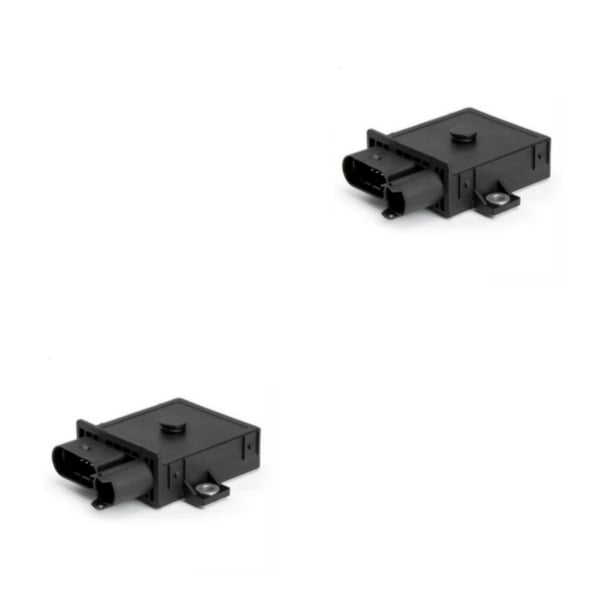 Sidaley Relé de bujía incandescente de coche de Metal ABS, pieza de unidad de Control de controlador de interruptor de vehículo de repuesto 2piezas