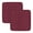 Wine Red, variant on Chair Seat Cushions, Absorbent Washable Incontinence Chair Pads Non-Slip Waterproof Seat Protector Pads for Incontinence for Senior Children 22"X21", Set of 2